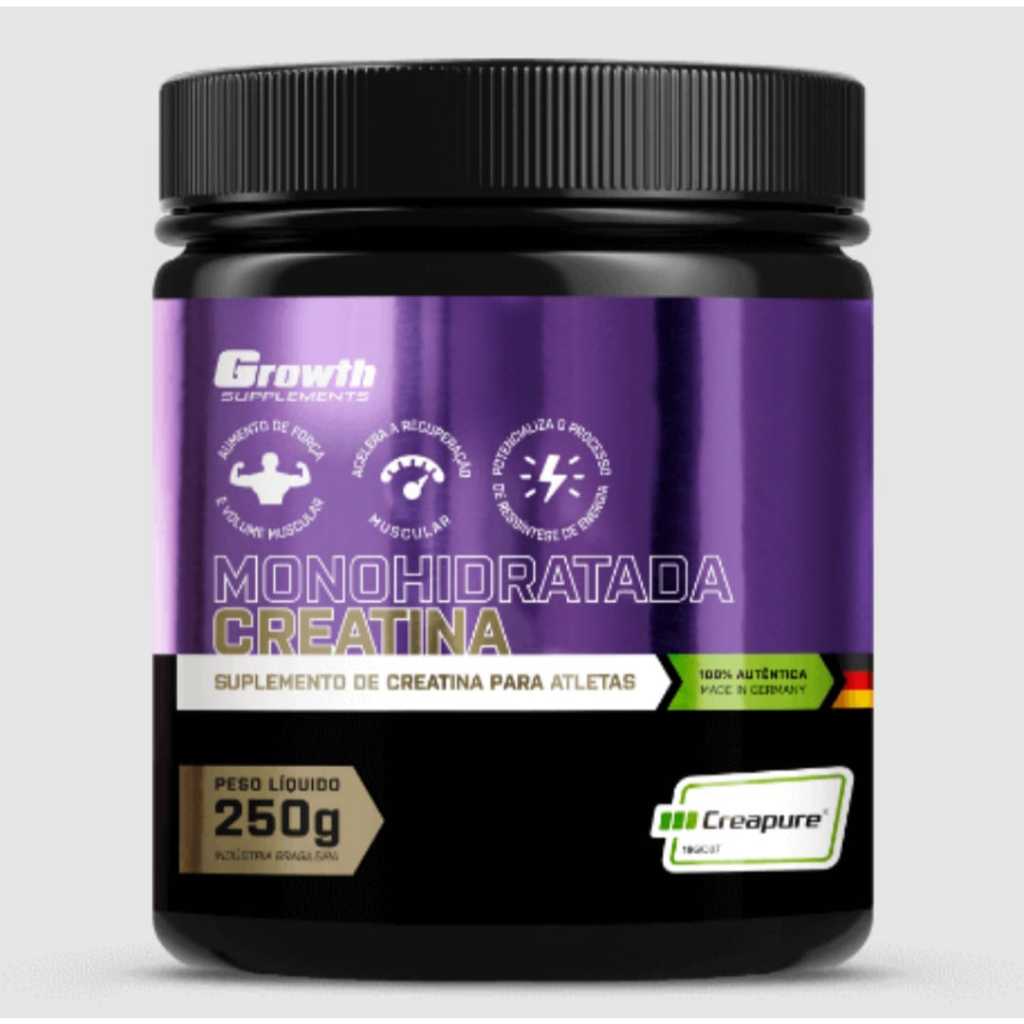 CREATINA (250g) Creapure® - Original Envio 24hs GROWTH SUPPLEMENTS