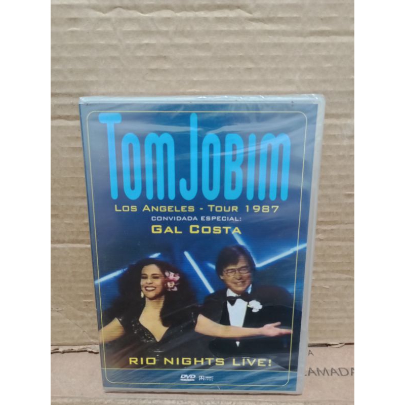 DVD TOM JOBIM/ GAL GOSTA- LOS ANGELES TOUR 1987 (ORIGINAL/LACRADO)