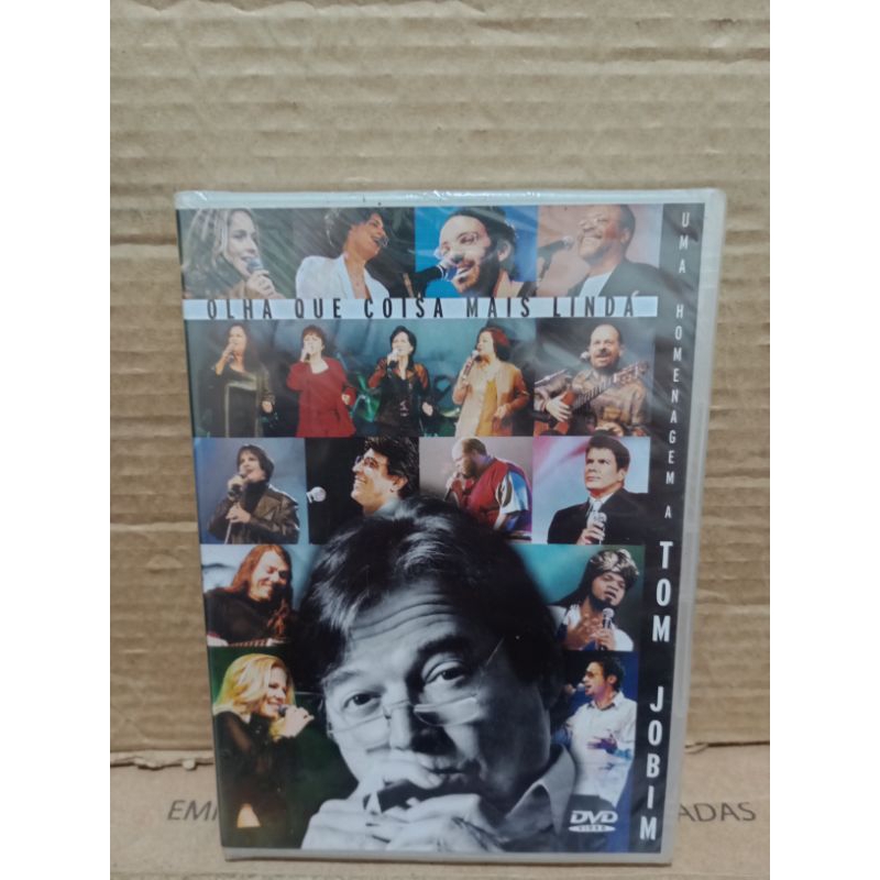DVD OLHA QUE COISA MAIS LINDA- UMA HOMENAGEM A TOM JOBIM (ORIGINAL/LACRADO)