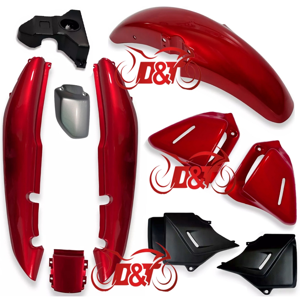 Kit Carenagem Strada Cbx 200 Cbx200 Vermelho Ano 1994 A 2002
