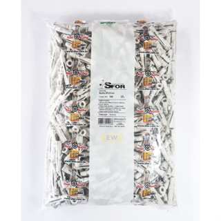 500 Buchas Plástica Sfu 8mm Tijolinho/bloco Sfor em Oferta na Shopee