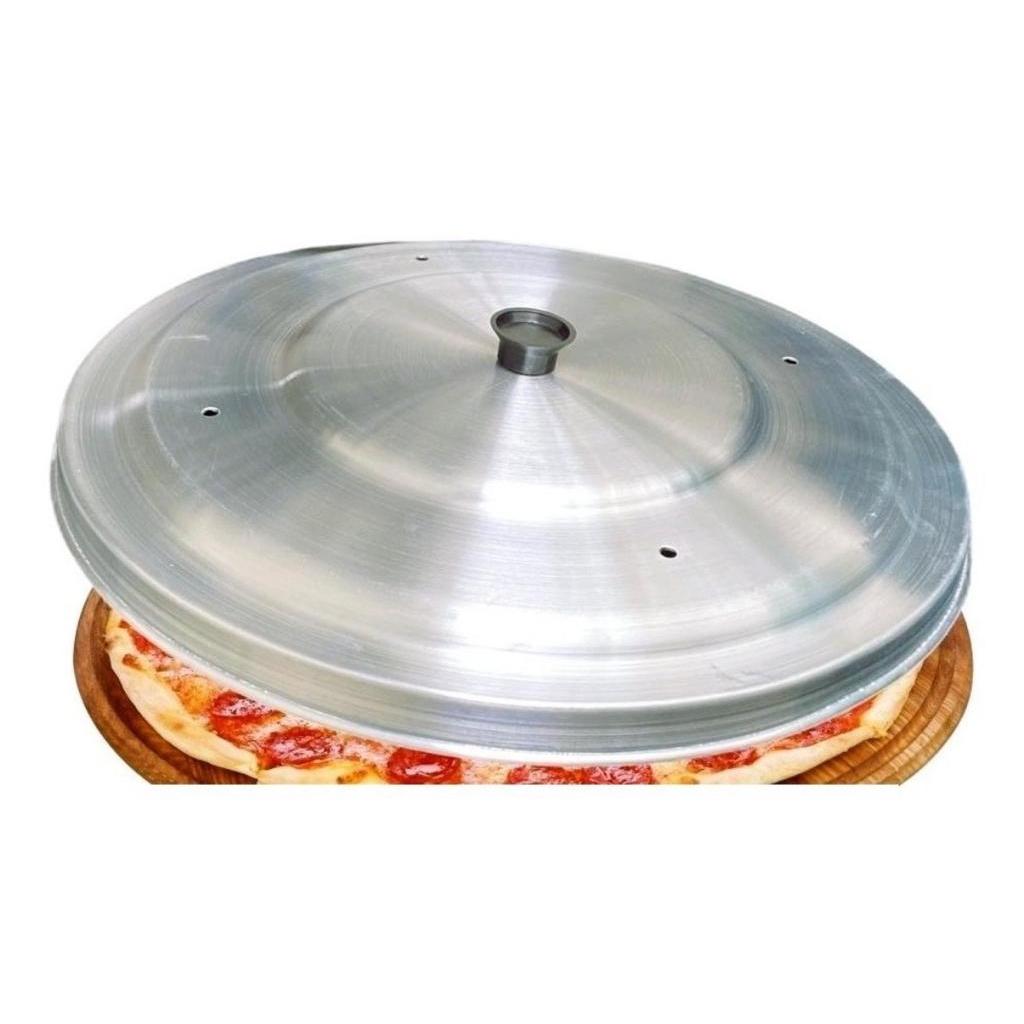 Tampa Abafador Pizza Mantem Pizza Quente Até 2h 36cm Profissional Pizzaria