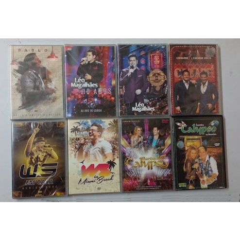 DVD Pablo Léo Magalhães Cabaré (Leonardo & Eduardo Costa) Wesley Safadão Calypso Original Gravadora Á Escolha