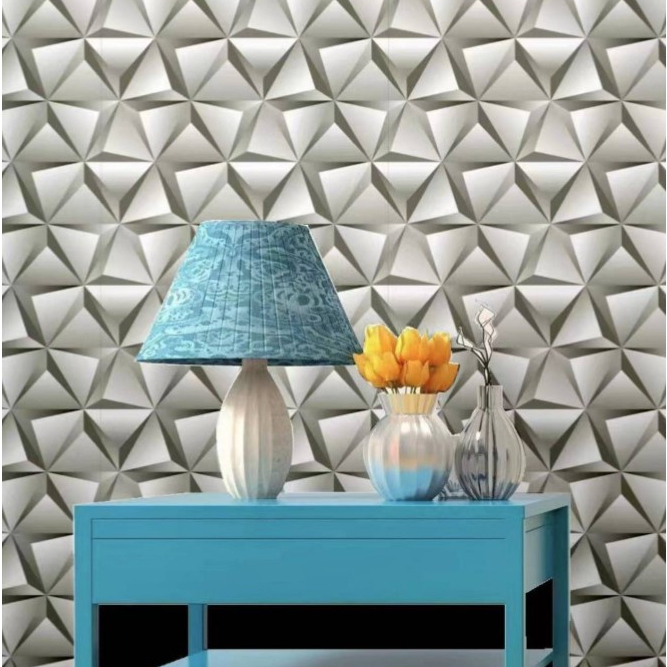 Papel de Parede 3D Geometrico Adesivo Envelopamento Decoração 30110