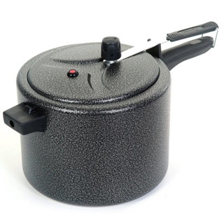PANELA DE PRESSÃO 4,5 LITROS PRETA CRAQUELADA - ASJ