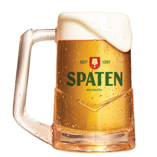 CANECA DE CERVEJA SPATEN VIDRO 400ML