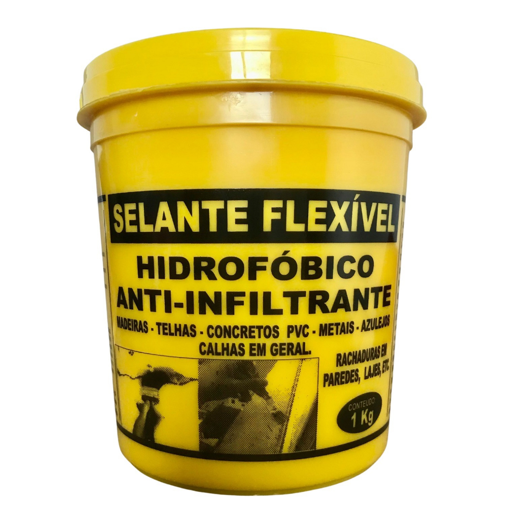 Selante A Prova D'água Protege Vazamentos - Incolor 1kg