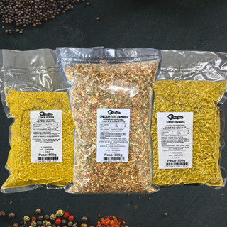 Kit Tempero Chimichurri, Ana Maria e Lemon Pepper 500g