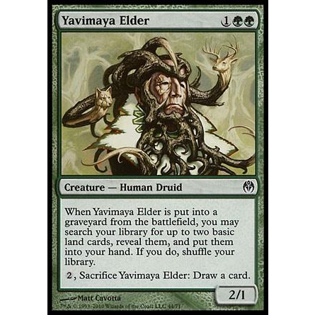 Ancião de Yavimaya (Humano / Druida) - Magic The Gathering