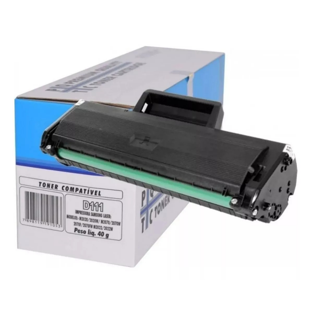 CARTUCHO TONER IMPRESSORA SAMSUNG MLT-D111S D111 M2070w M2020w M2070 2070w NOVO