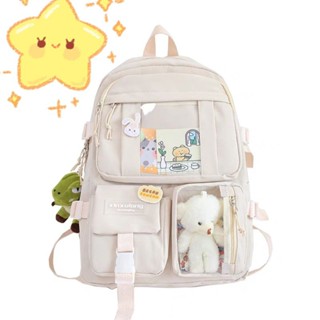 Mochila Feminina Escolar Passeio Grande Capacidade Sem Chaveiro