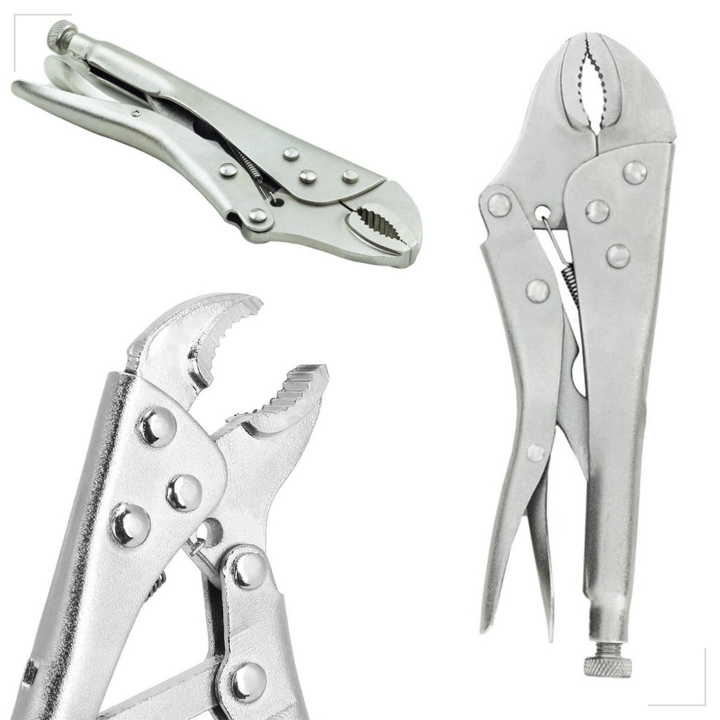Alicate De Pressão Aço Inox 10 Polegadas  Mordente Curvo