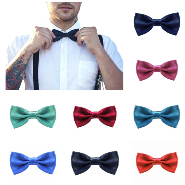 Kit 3 Gravatas Borboleta Ajustável Adulto Infantil Várias Cores Elegante para Casamento Festa Evento em Oferta na Shopee