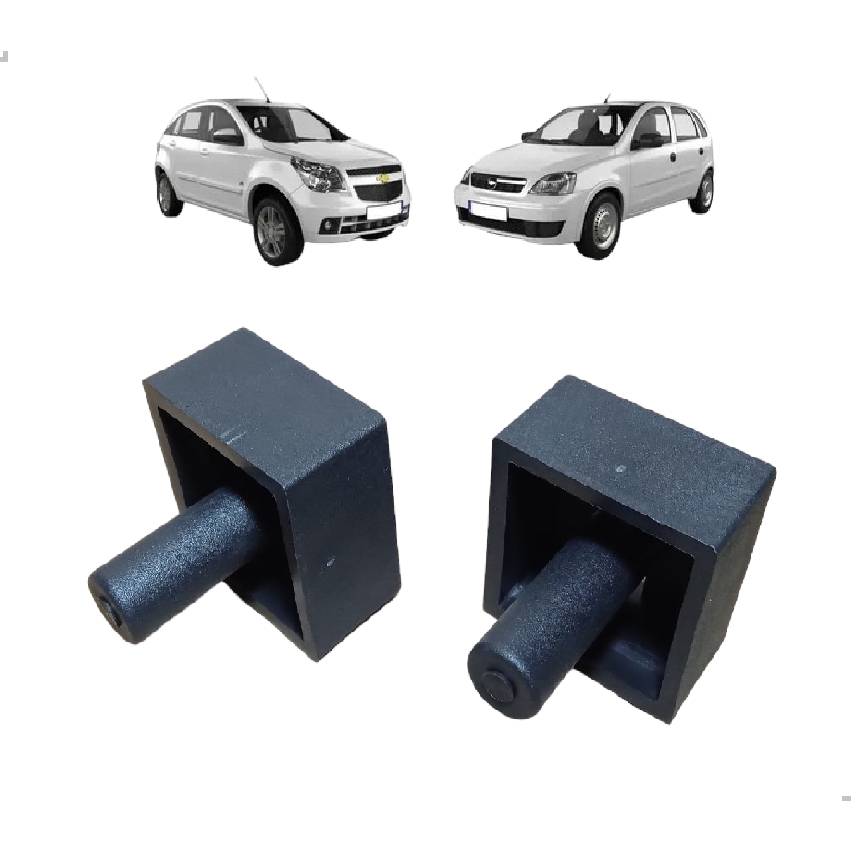 Par Pino Batente Bagagito Tampão Traseiro Corsa Hatch Agile