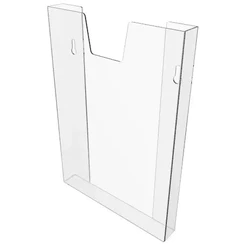 Porta folhas acrílico a4 para parede 200 folhas | porta prontuário | suporte para prontuário