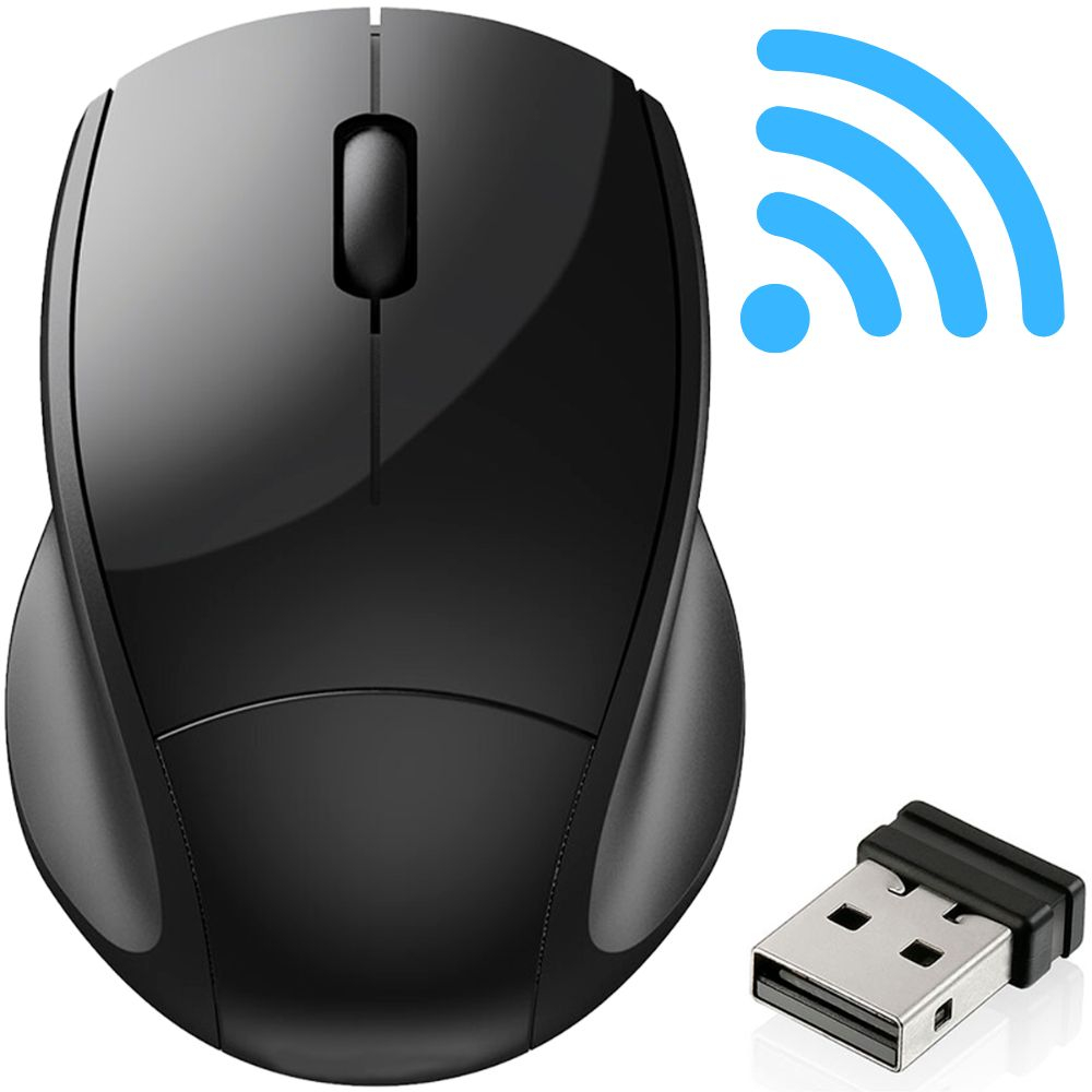 Mouse Sem Fio Wireless 2.4ghz Óptico Portátil Notebook Computador Para Trabalho Escritório Mini Leve USB Barato