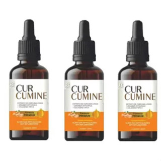 5 FRASCOS CURCUMINE ORIGINAL 30ML MEGA OFERTA