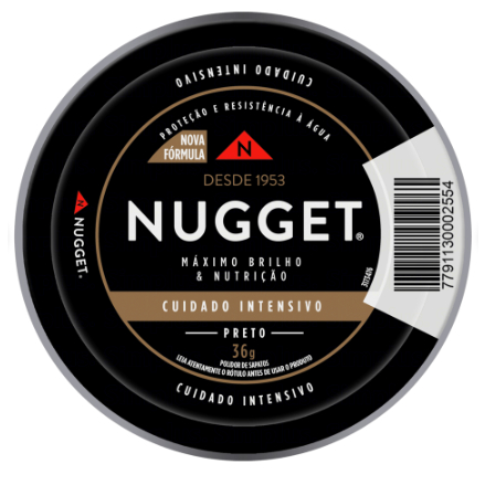 Pasta p/ Calçados Nugget Preta 36g