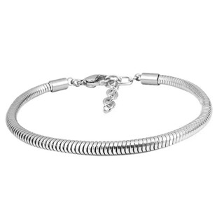 inox Pulseira Life ajustável para colocar berloques em Aço inoxidável
