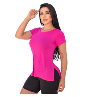 Blusas Mullet Dry Fit Poliamida Feminina Sobre Legging Tapa Bumbum Academia Fitness