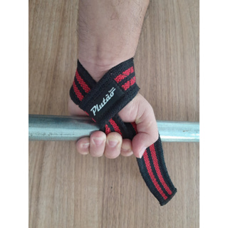 Tala Straps 100% Algodão cor Vermelho listrado para Exercício Academia em Oferta na Shopee