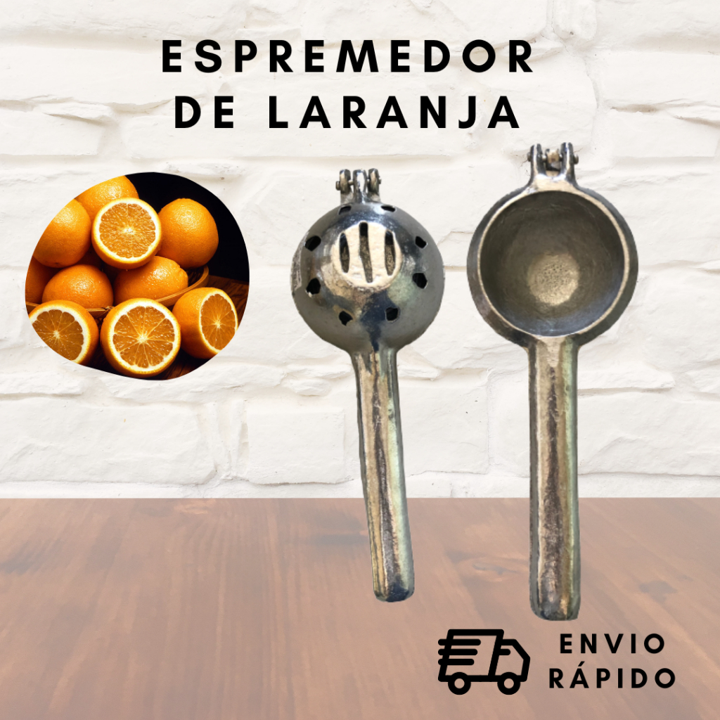 Espremedor de laranja em alumínio