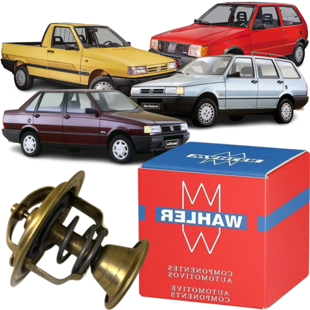 Válvula Termostatica Wahler Para Fiat Elba Fiorino Premio Uno em Oferta na Shopee