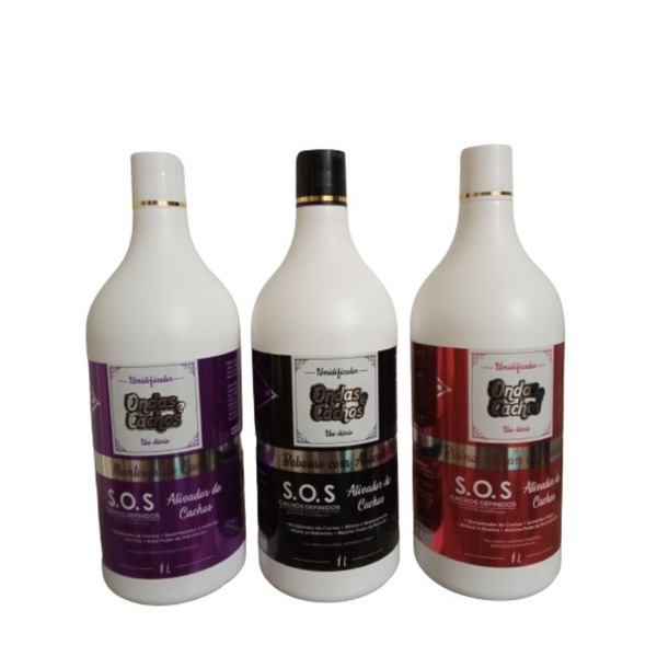 Umidificador Ativador de cachos, Ondas e Cachos 1L - S.O.S Cachos Definidos