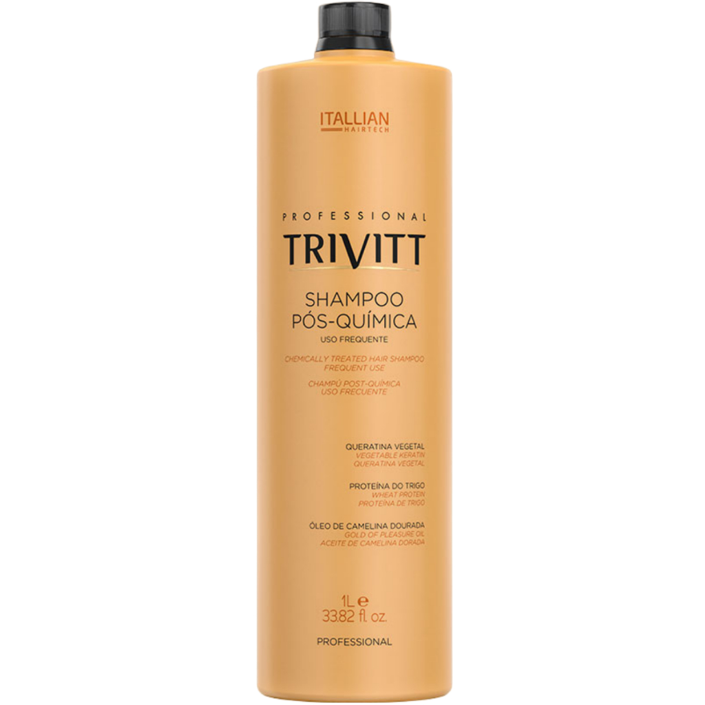 Shampoo Pós Química Para Uso Frequente Trivitt 1 Litro - Beauty