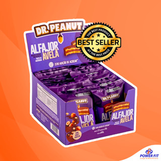 Alfajor Recheado Zero Açúcar Display 12 Unidades - Dr Peanut