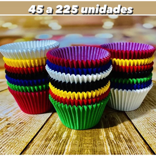 Kit 45~225 Forminhas Para  Cupcake Mago a Escolha  as Cores// em Oferta na Shopee