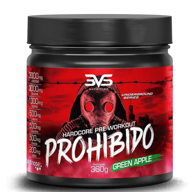 Prohibido 360g - 3VS Nutrition O melhor Pré Treino