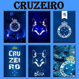 Placas Decorativas MDF Quadros De Times De Futebol Imagens Cruzeiro Tam 13X9