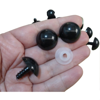 10 Olhos=5 Pares Nº 20 Preto Para Amigurumi Fantoche Artesanato! Veja em Oferta na Shopee