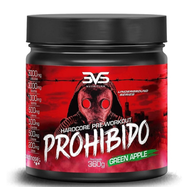 Prohibido Pré Treino 360g - 3VS Nutrition