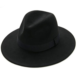 Chapéu Fedora Country Feltro Aba Média Masculino Feminino Ajustável em Oferta na Shopee