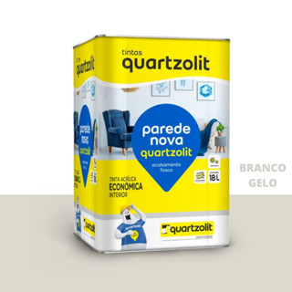 Tinta Acrílica Economica Parede Nova Branco Gelo (Lata 18 Llitros) - WEBER QUARTZOLIT em Oferta na Shopee