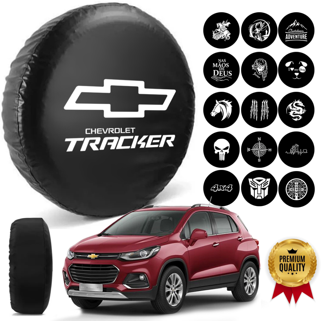 Capa Estepe Gm Tracker Step Para Pneu Aro 14/15/16 Courvin
