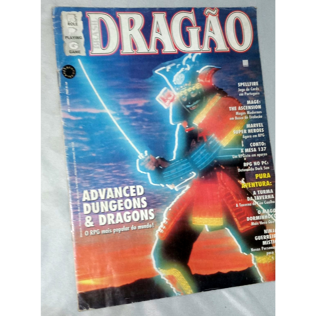 Revista Rpg Brasil Dragão 8 Advanced Dungeons Dragons