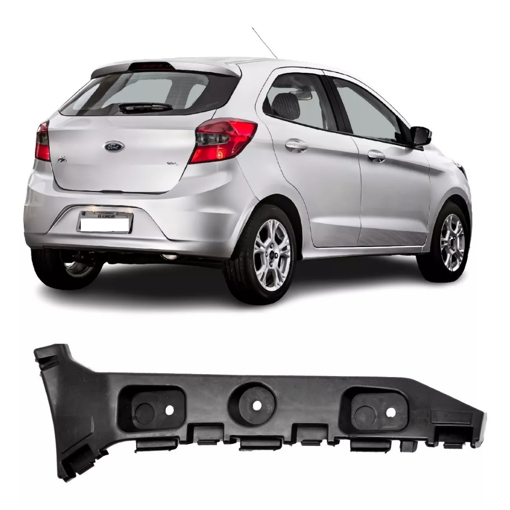 Suporte Guia Para-choque Traseiro Ford Ka Hatch 2014/2019 Lado Direito Passageiro