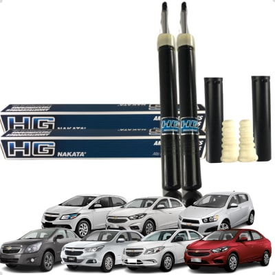 Par Amortecedor Batente Traseiro Original Onix Prisma Sonic em Oferta na Shopee