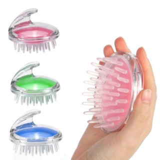 Escova Massageadora Capilar Lavar Cabelo Couro Cabeludo Anti Queda - Cores Sortidas