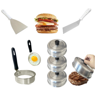 Kit Lanche 3 Abafador 1modelador de Ovo e 2 Espátulas em Oferta na Shopee