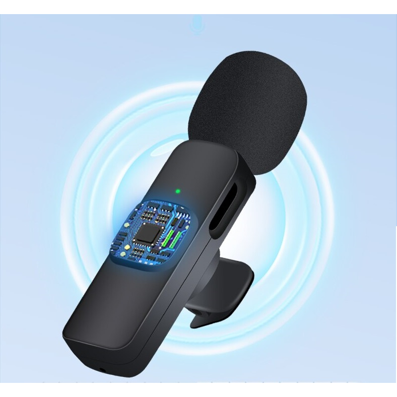 Microfone Wireless YLW-Microfone com lapela sem fio modelos K9 e K8
