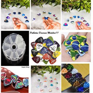 Kit 5 uni Palhetas personalizada para Guitarra, Violão, Ukulele e Cavaco em Oferta na Shopee