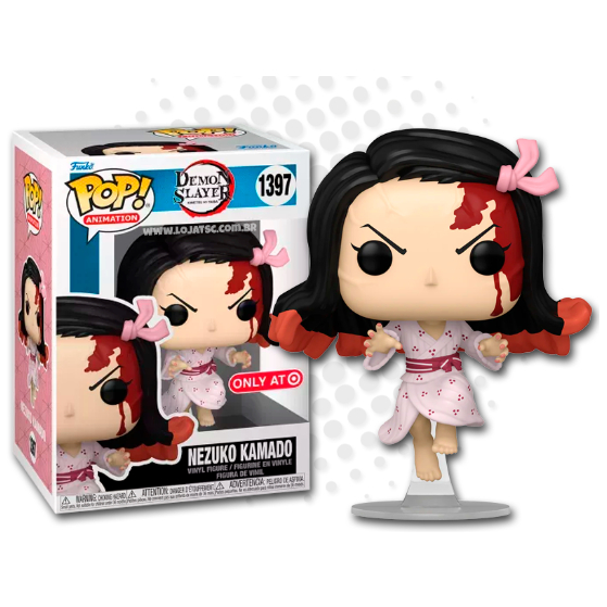 FUNKO POP DEMON SLAYER NEZUKO KAMADO LEAPING *EX* 1397 NOVO ORIGINAL em Oferta na Shopee
