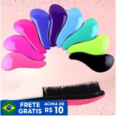 Kit 20 Escovas  Mágicas Anti Frizz Desembaraçadora Sortidas -  Revenda Escova de cabelo