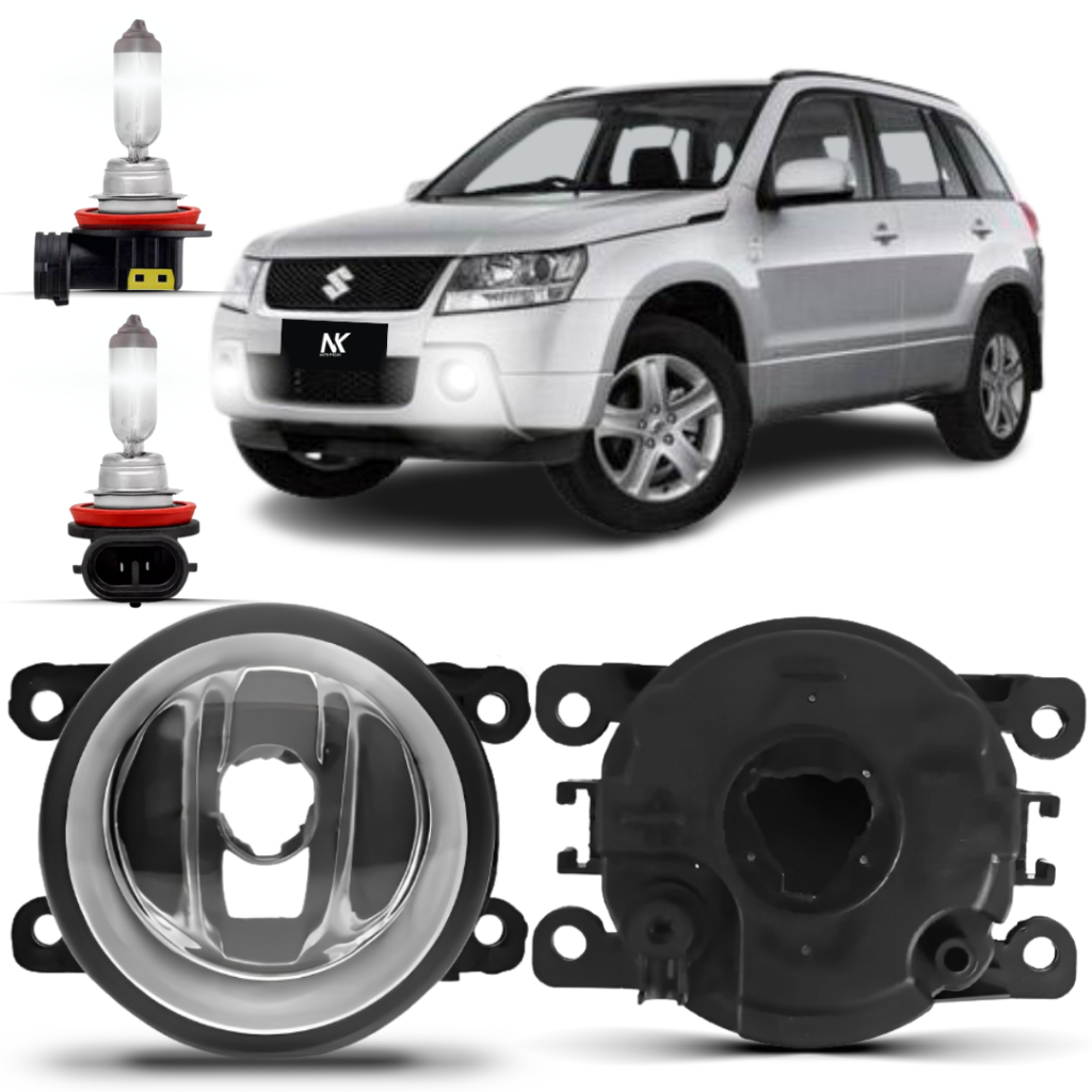 Farol Milha Suzuki Grand Vitara 2008 2009 2010 2011 2012 + Lâmpada