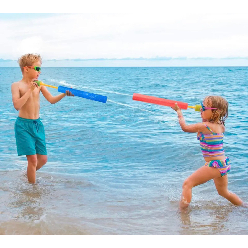 Super Canhão de Água de Espuma, o Brinquedo Perfeito para Praia e Banheiro Divirta-se ao Máximo no Verão