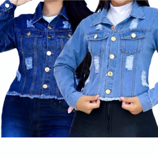 Jaqueta Jeans Feminina